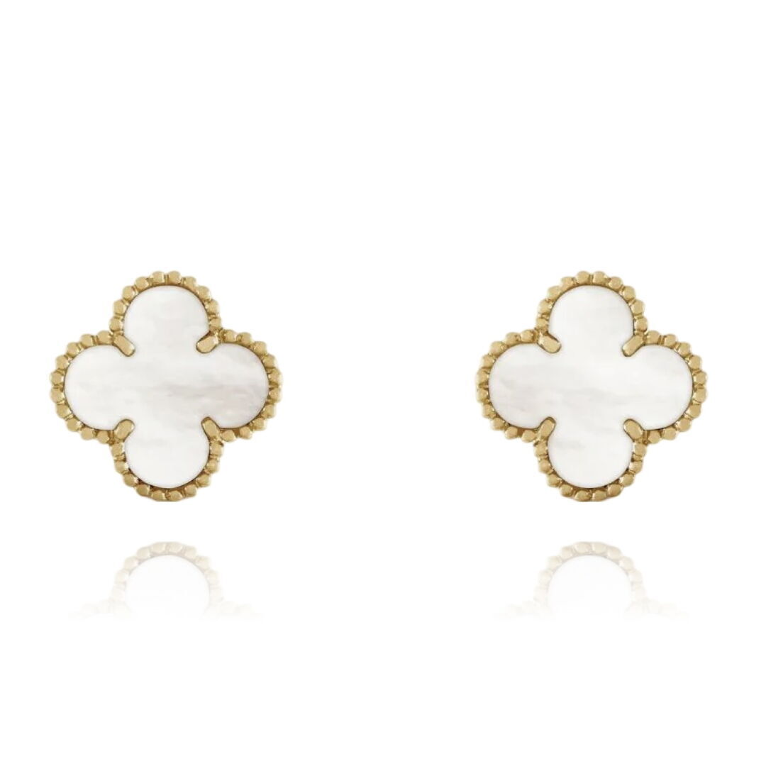 Brinco Pino V@n Cleef Madre Dourado